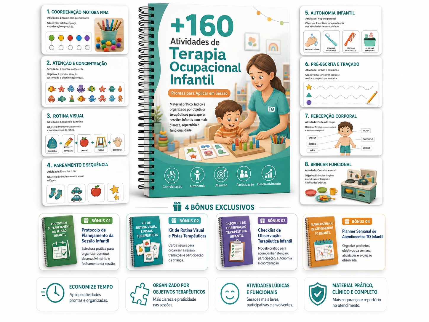 Kit Atividades Terapêuticas